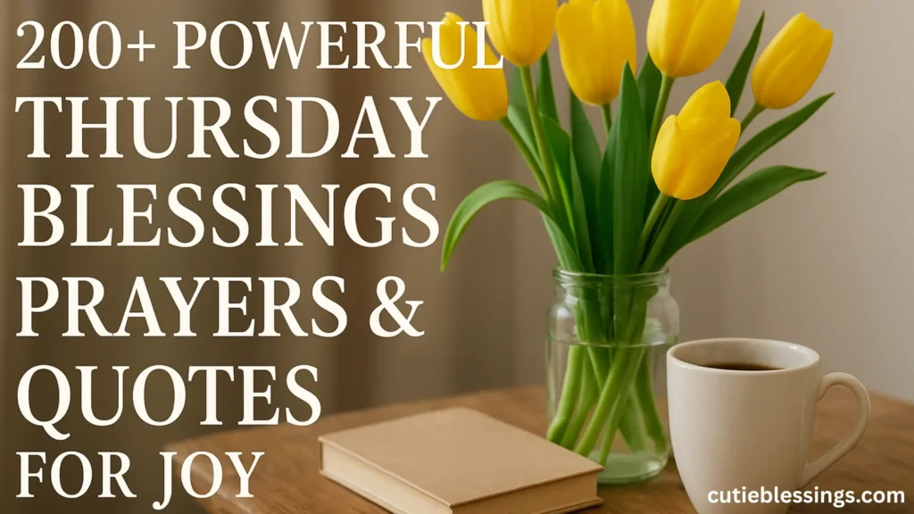 200+ Powerful Thursday Blessings, Prayers & Quotes for Joy