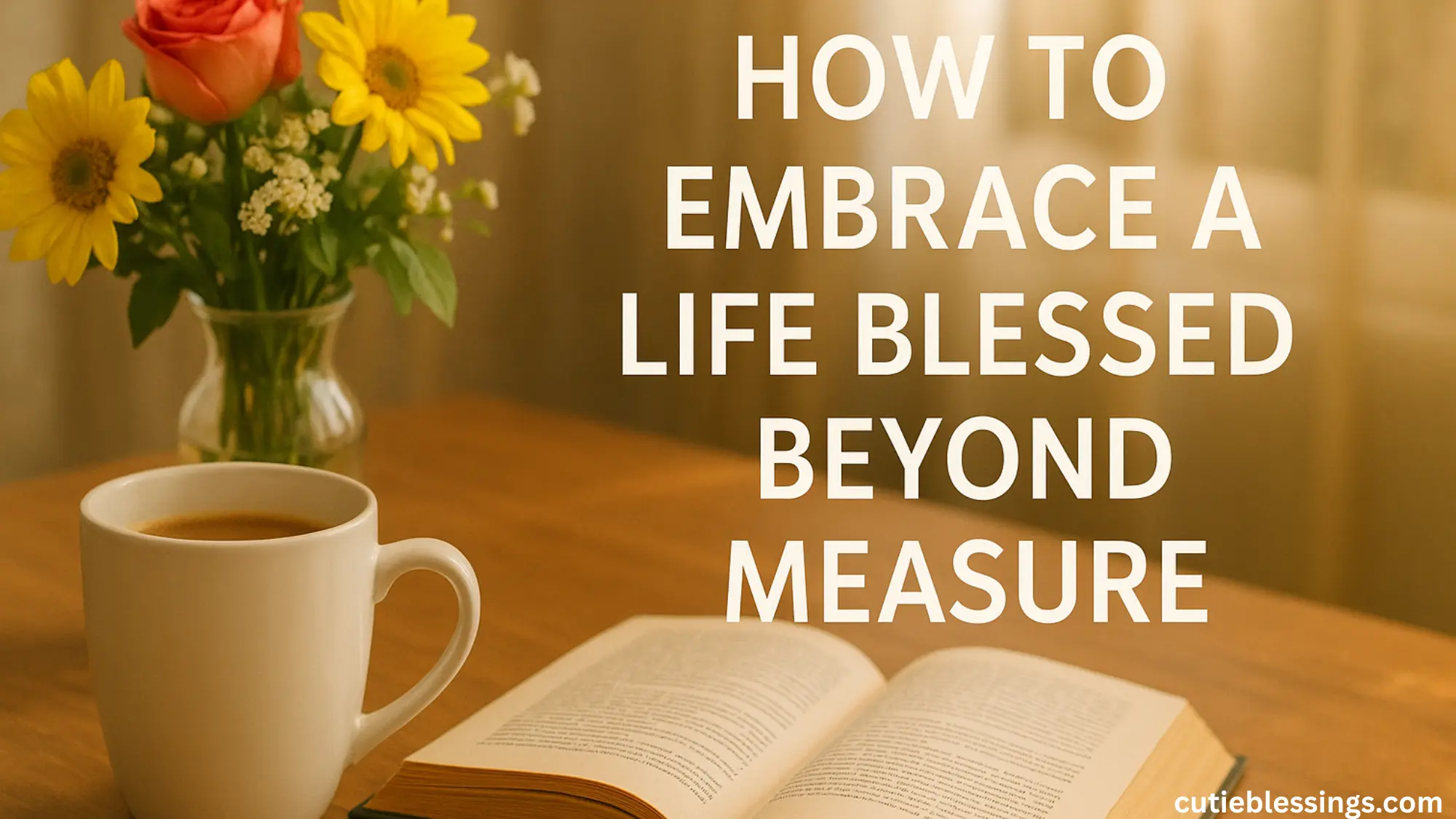 How to Embrace a Life Blessed Beyond Measure