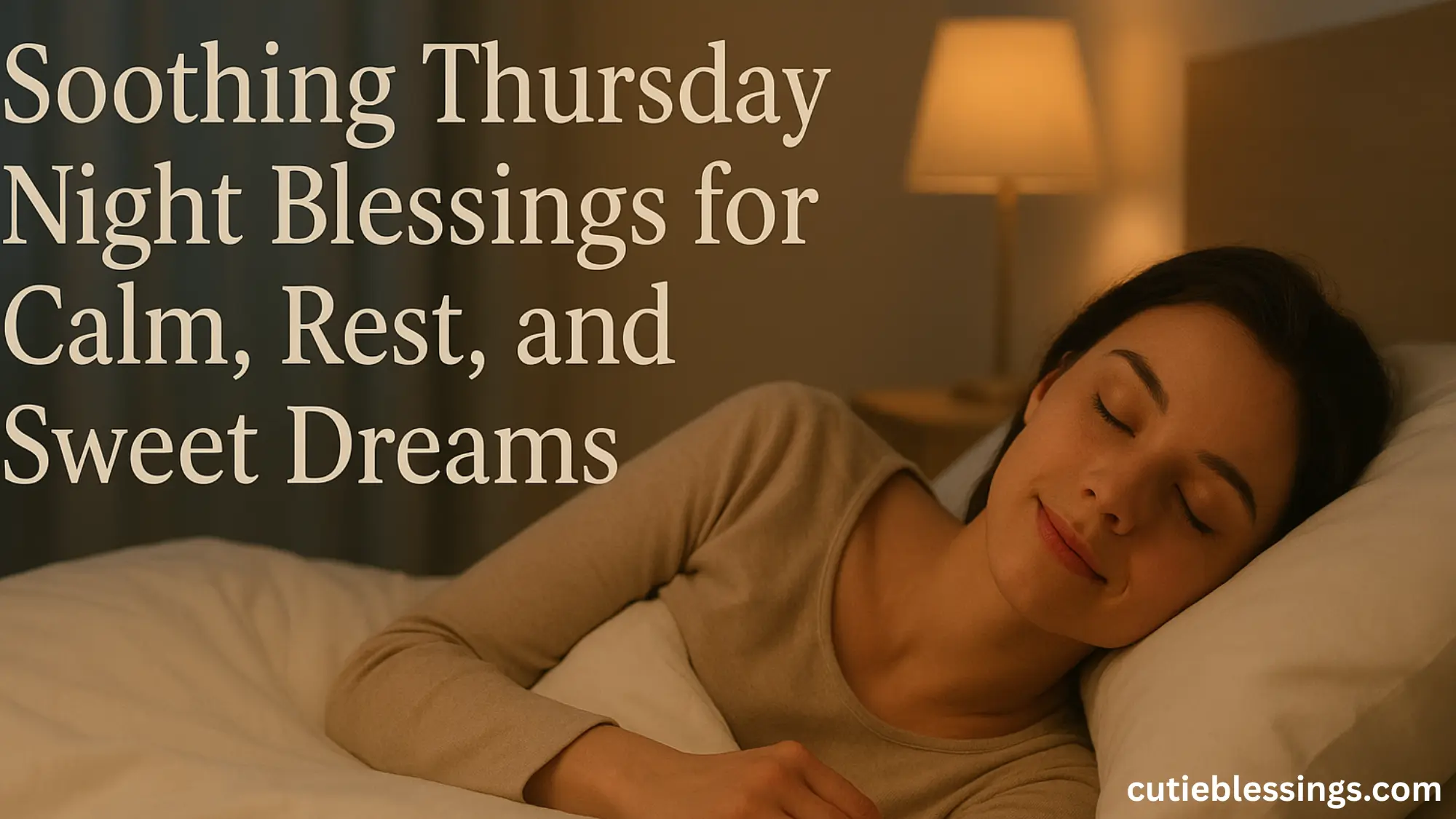 Soothing Thursday Night Blessings for Calm, Rest, and Sweet Dreams