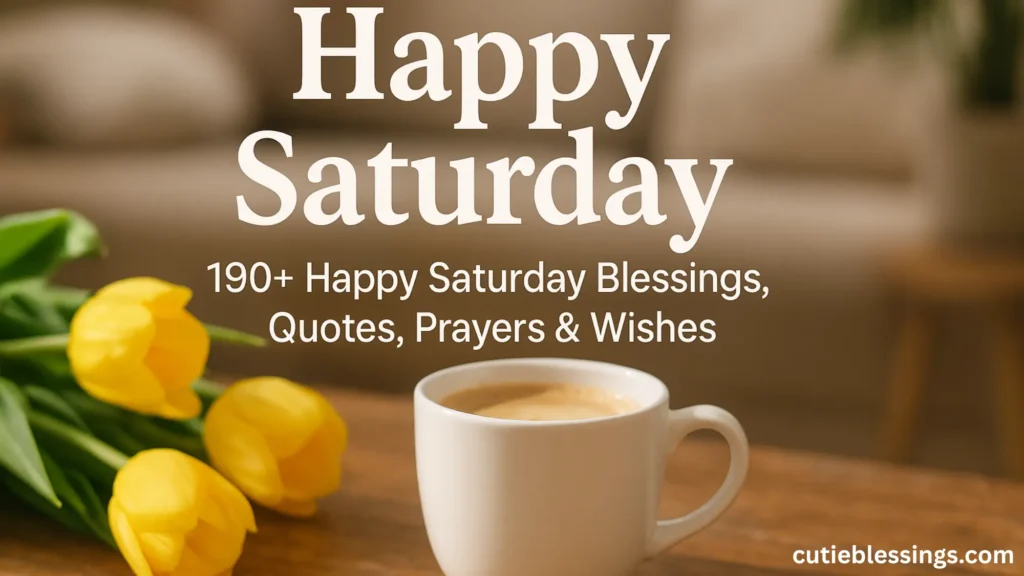 190+ Happy Saturday Blessings, Quotes, Prayers & Wishes