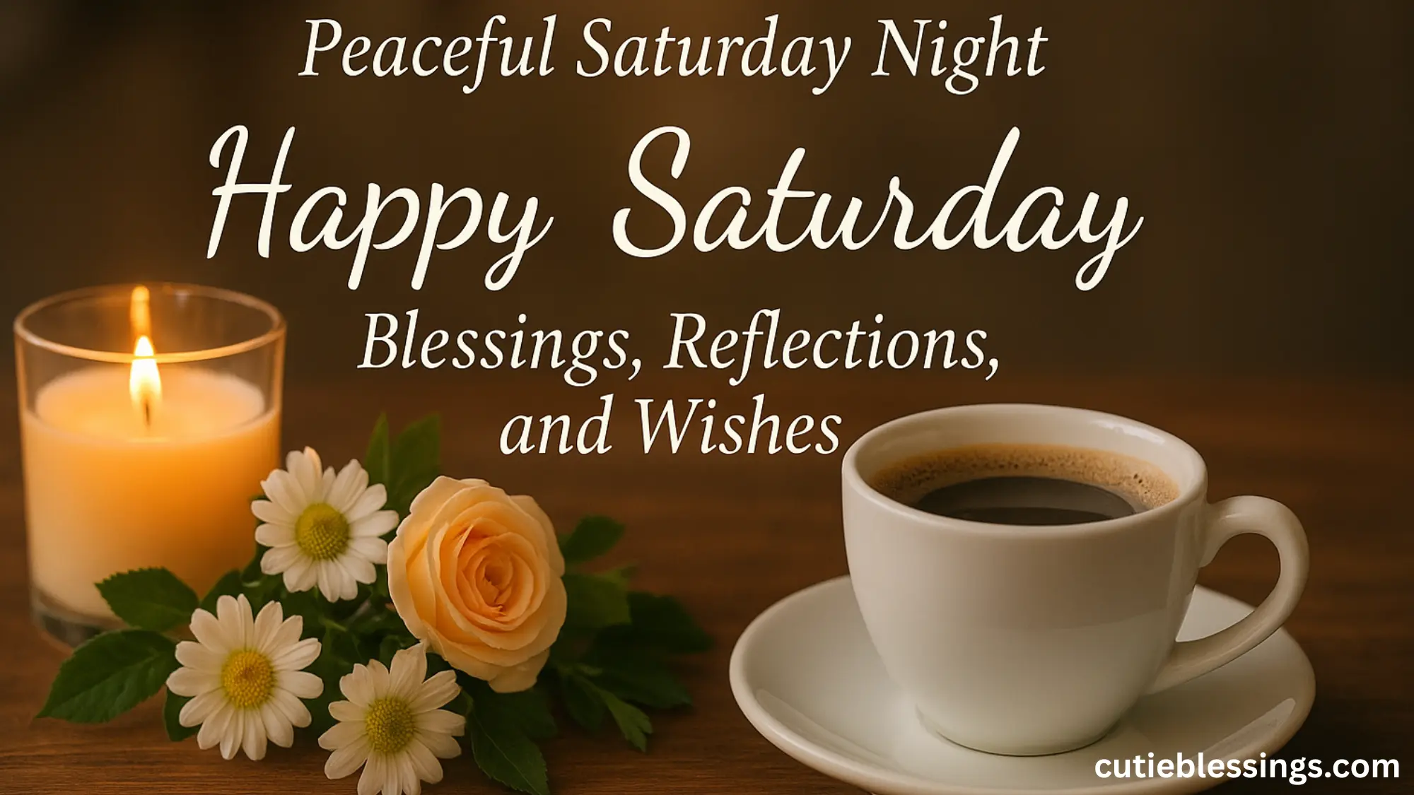 Peaceful Saturday Night Blessings, Reflections, and Wishes