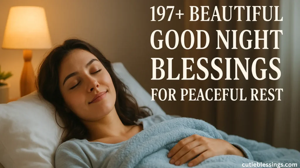 197+ Beautiful Good Night Blessings for Peaceful Rest
