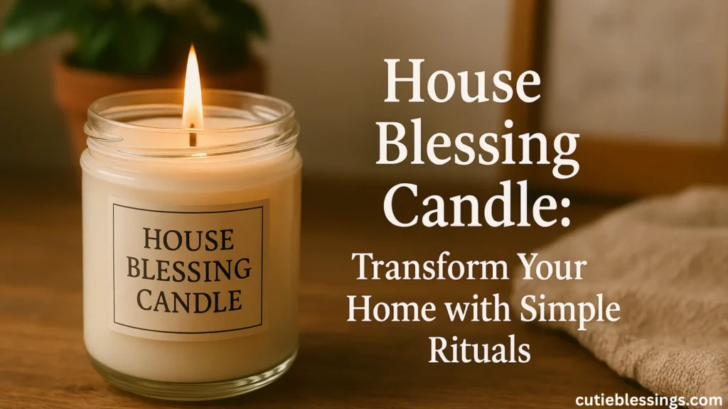 House Blessing Candle: Transform Your Home with Simple Rituals