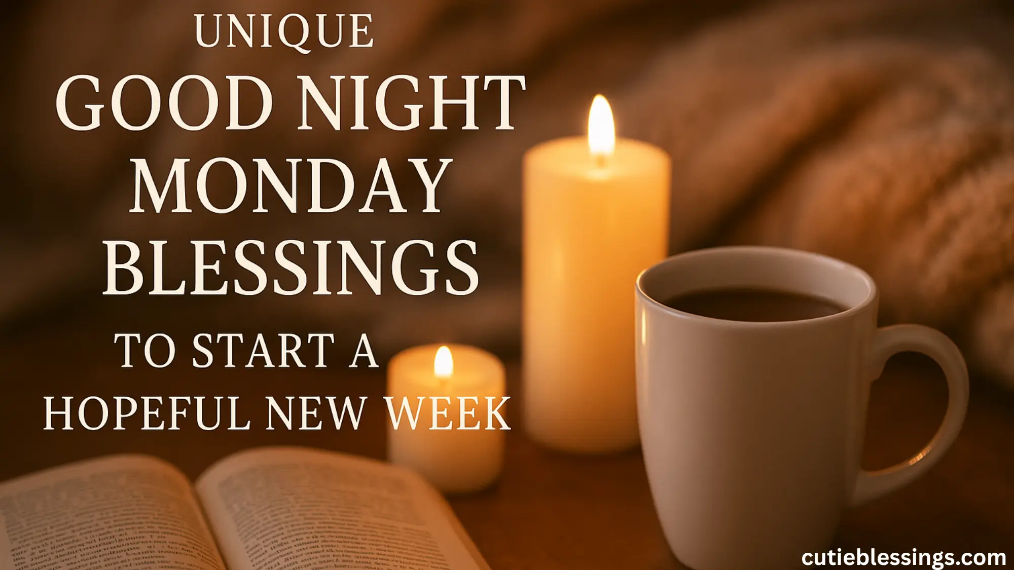 Unique Good Night Monday Blessings to Start a Hopeful New Week 