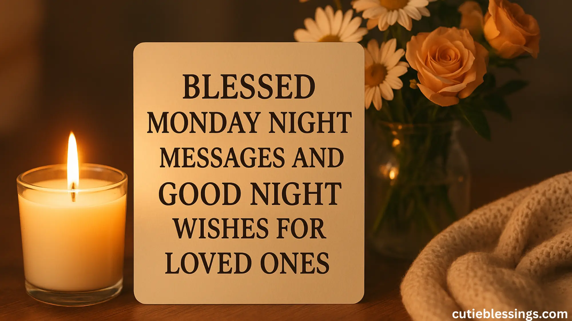Blessed Monday Night Messages for Loved Ones