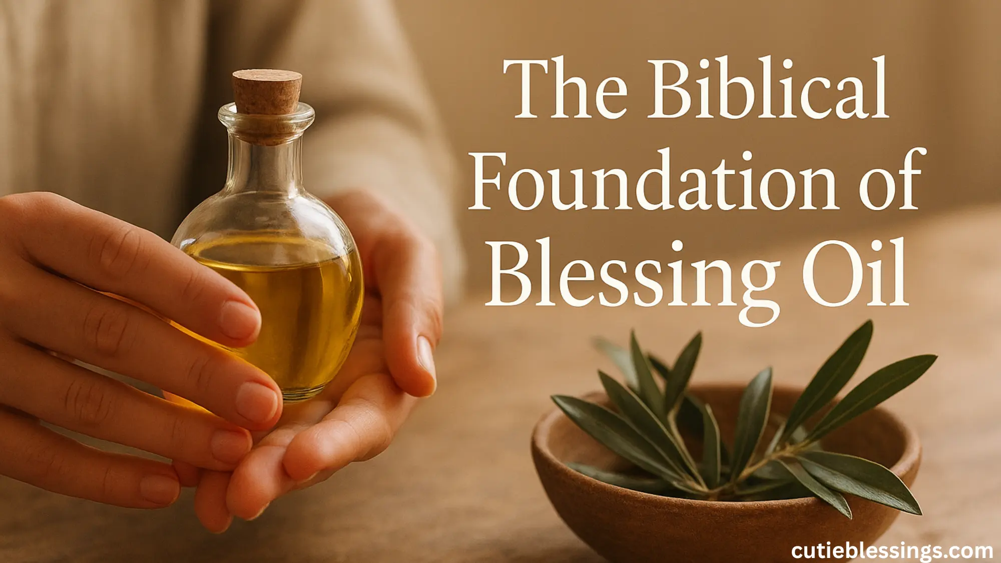 The Biblical Foundation of Blessing Oil