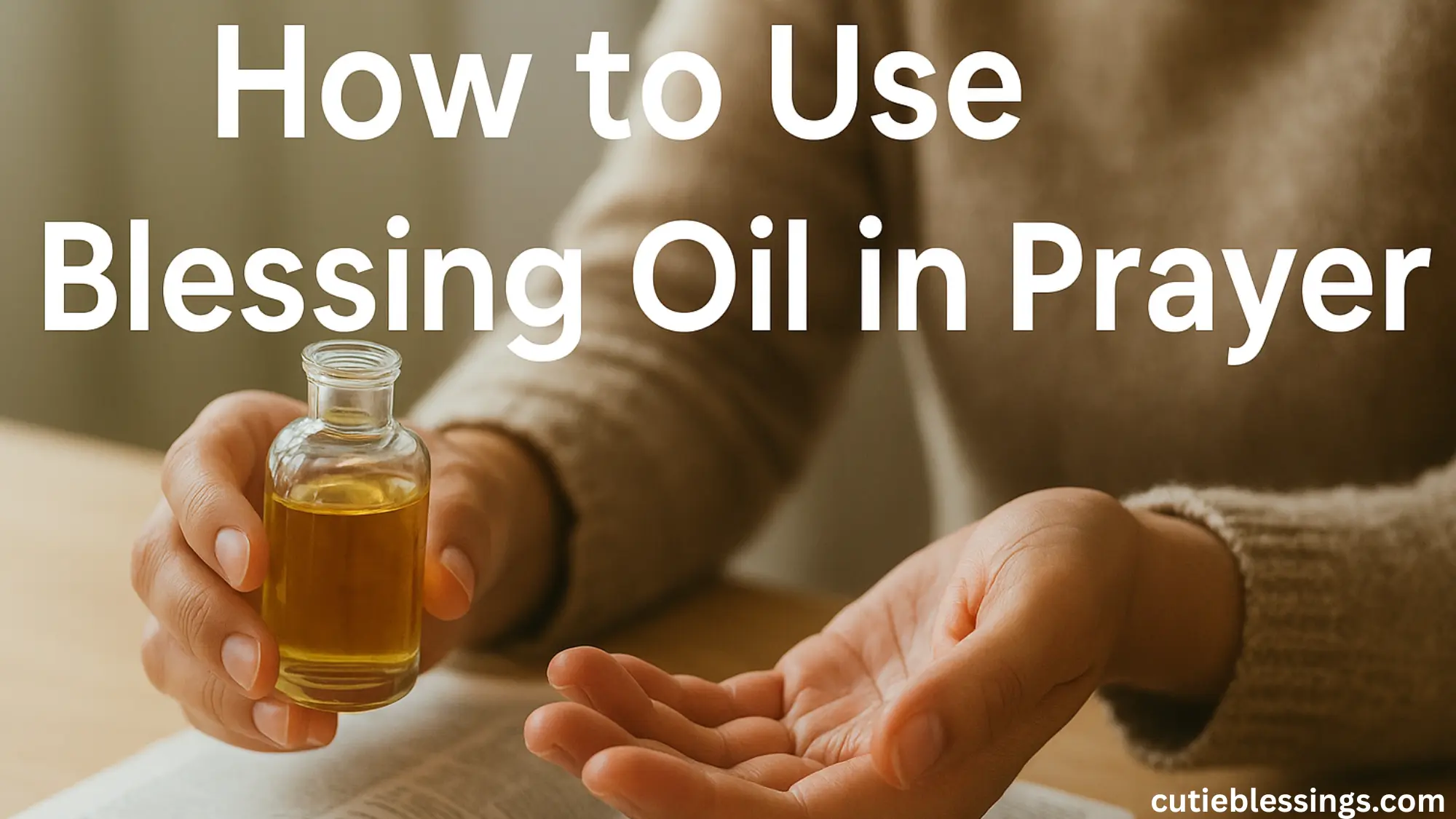 How to Use Blessing Oil in Prayer