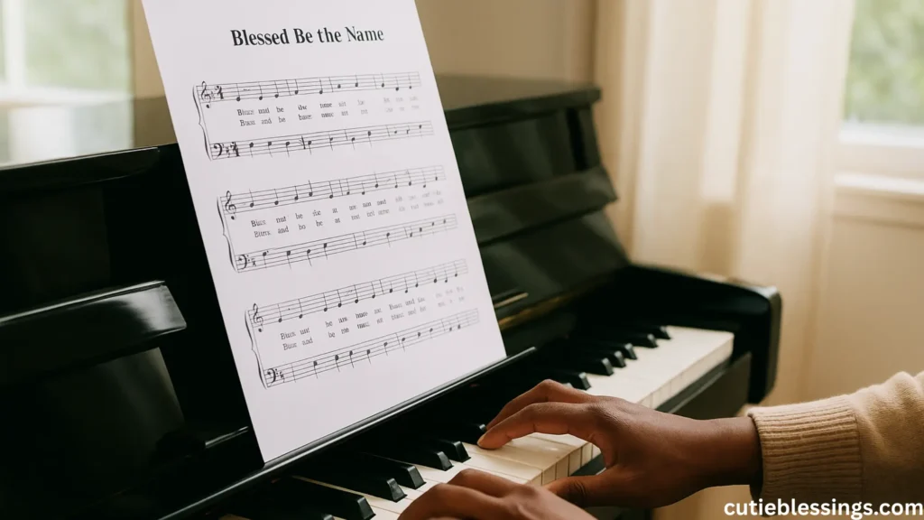 Blessed Be the Name Sheet Music Guide for Worship