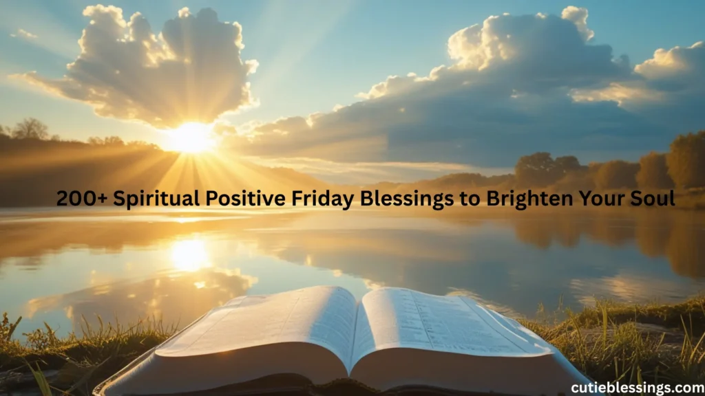 200+ Spiritual Positive Friday Blessings to Brighten Your Soul