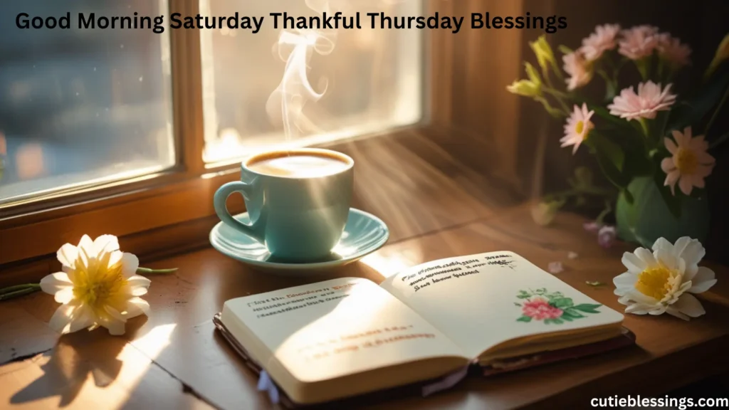Good Morning Saturday Thankful Thursday Blessings