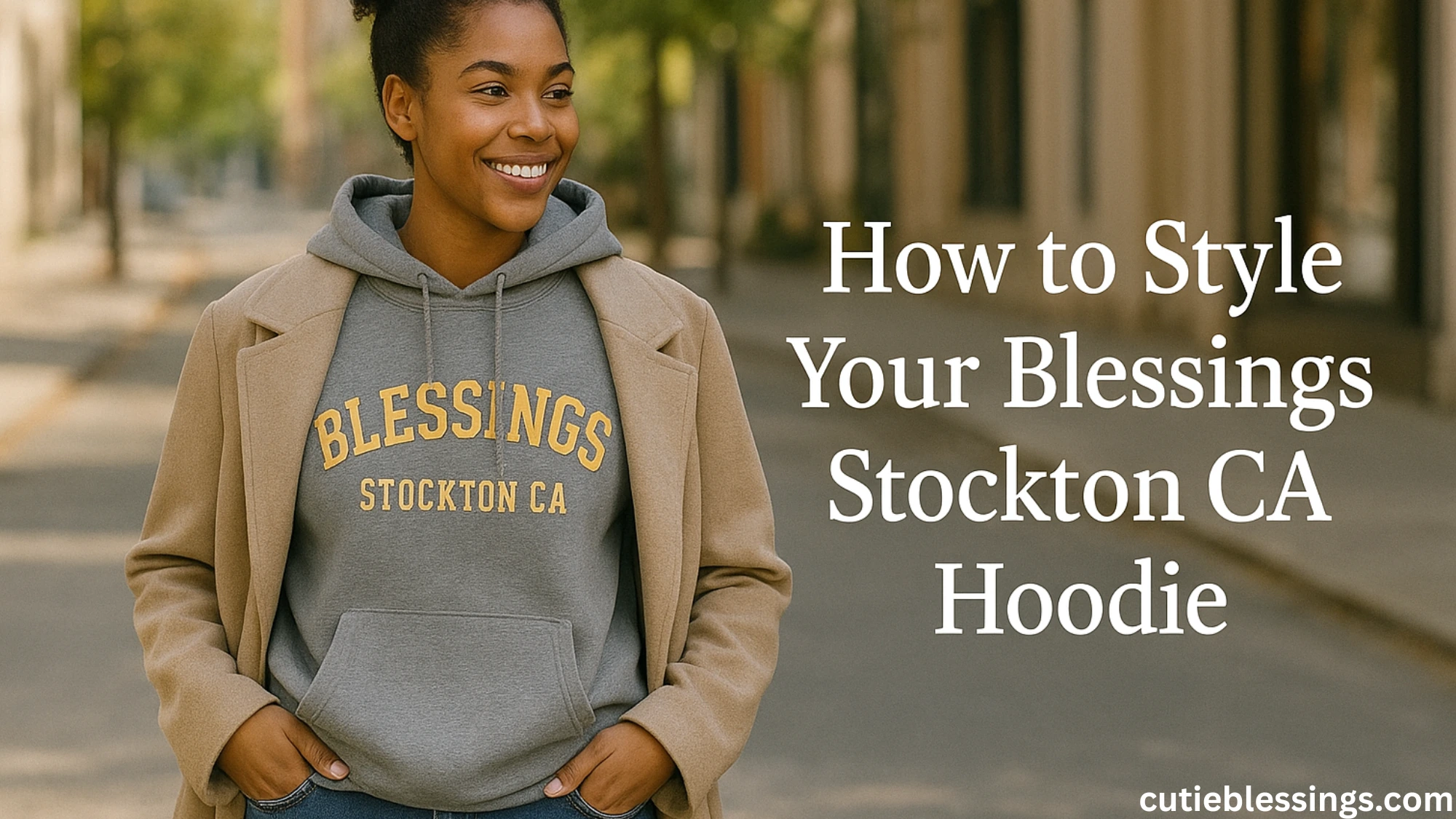 How to Style Your Blessings Stockton CA Hoodie