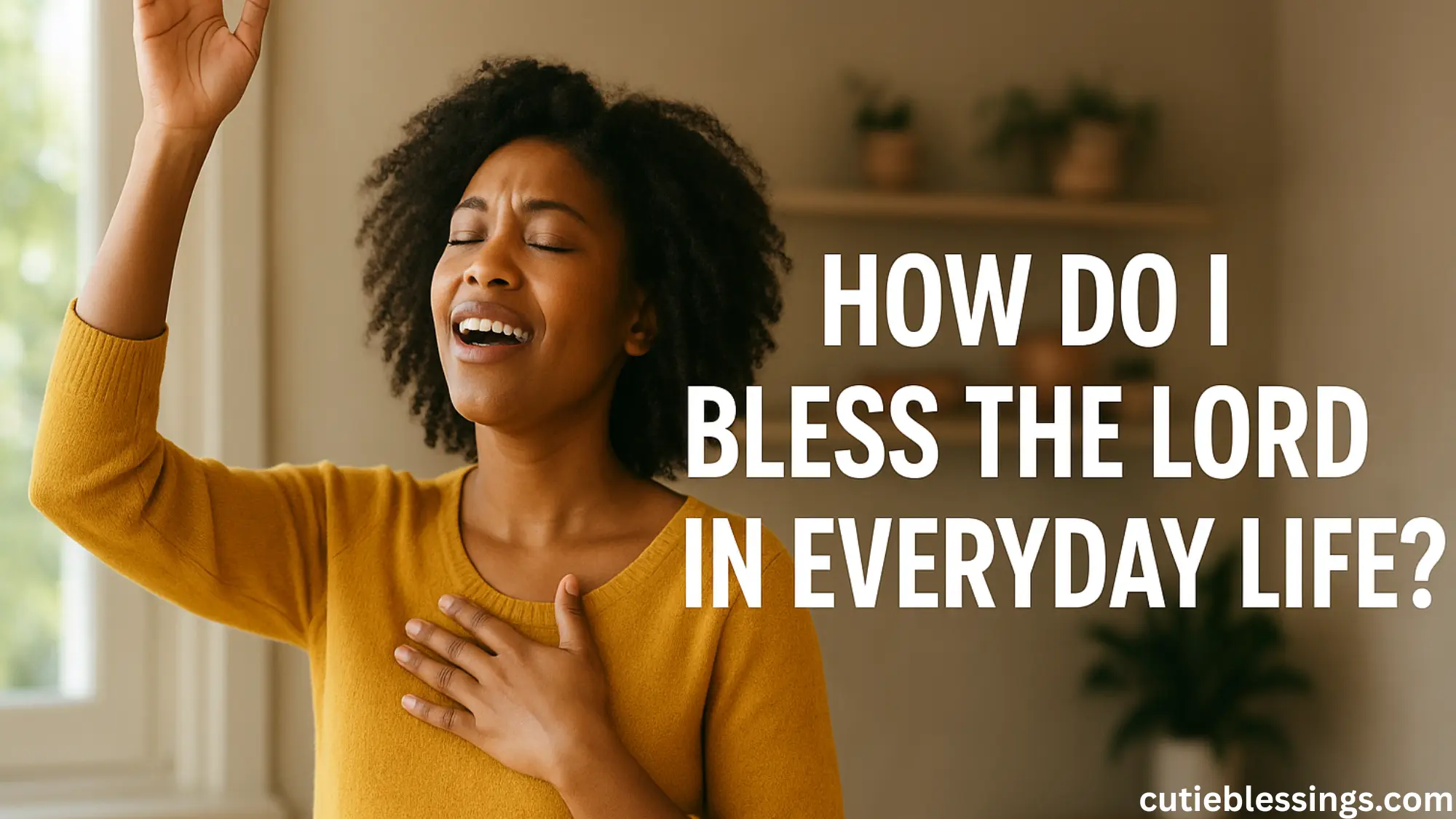 How Do I Bless the Lord in Everyday Life?