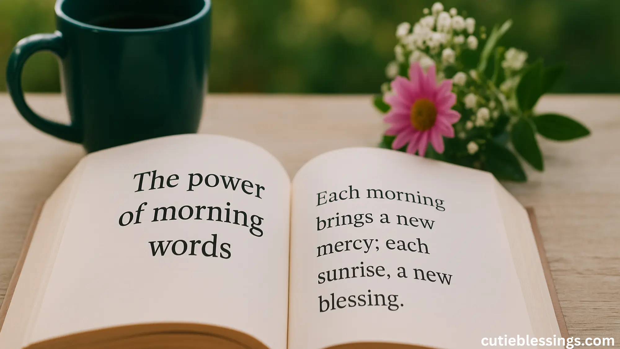 The Power of Morning Words