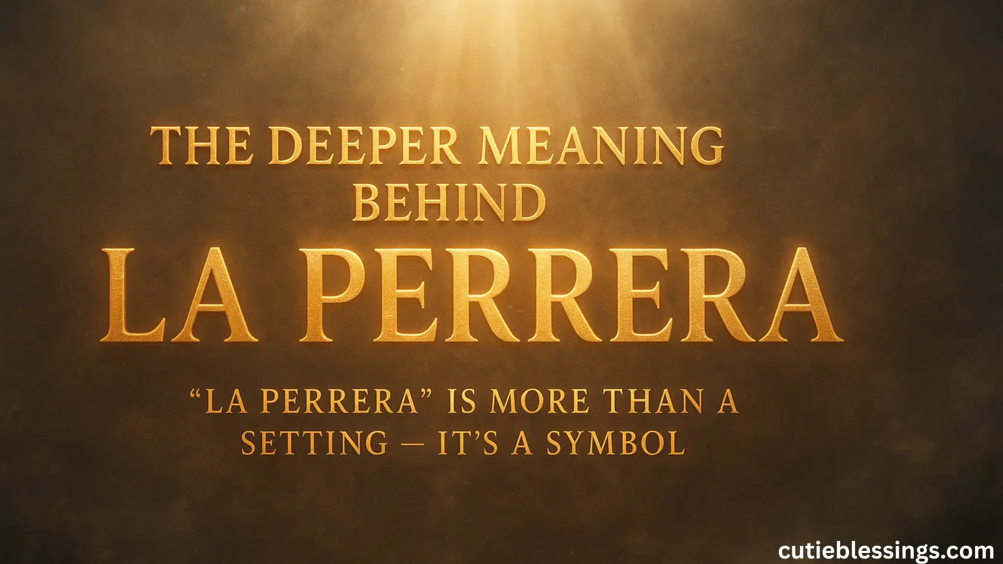 The Deeper Meaning Behind “La Perrera”