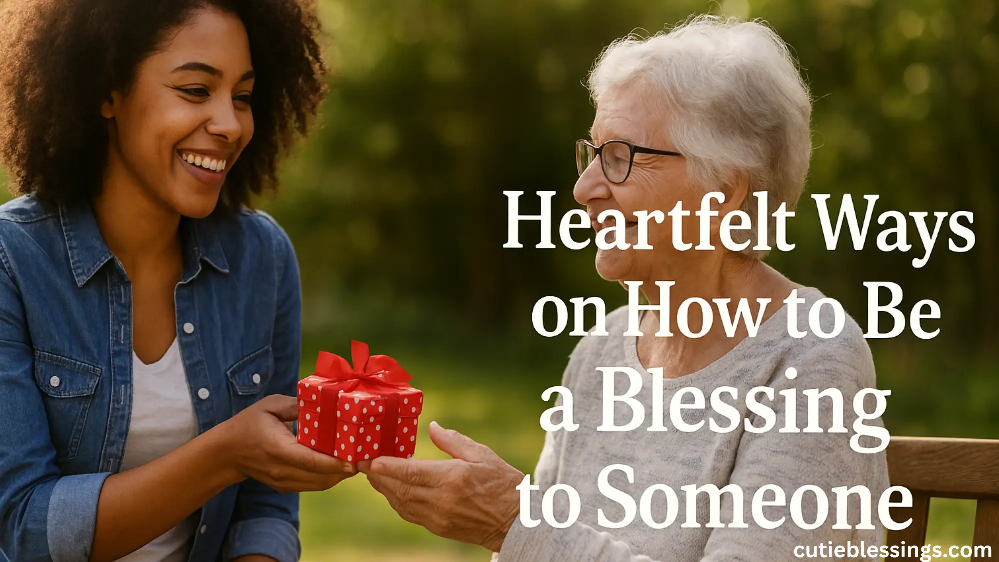 Heartfelt Ways on How to Be a Blessing to Someone