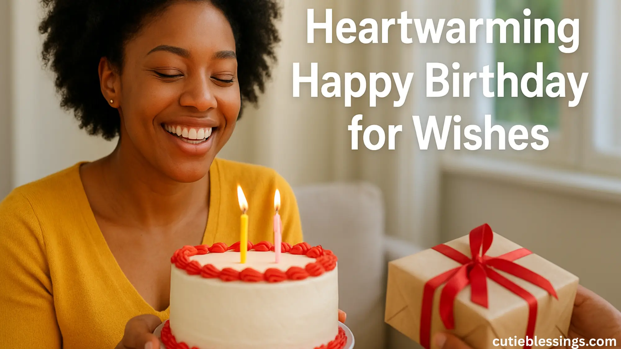 Heartwarming Happy Birthday for Wishes Filled with Love and Light