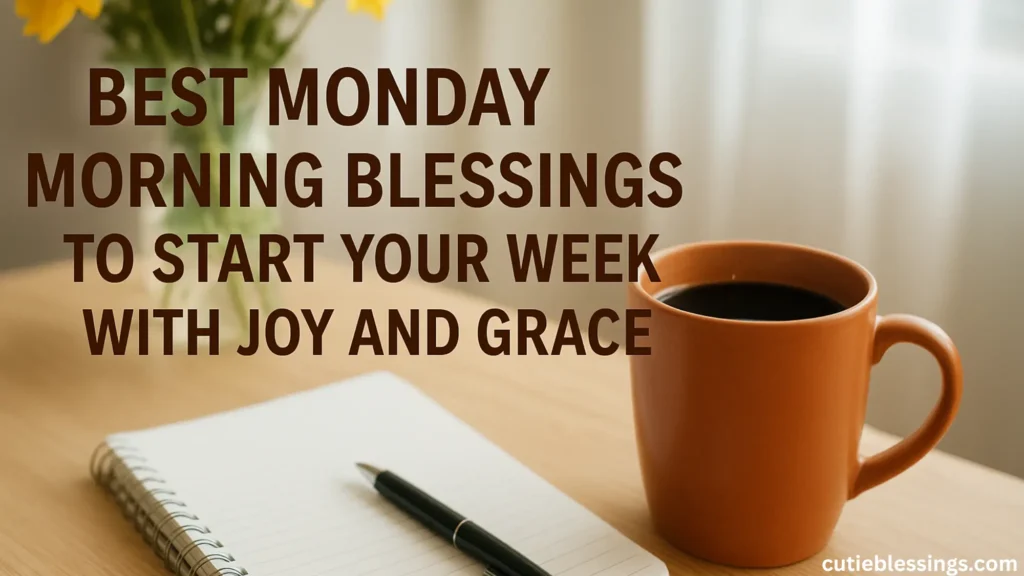 Best Monday Morning Blessings to Start Your Week with Joy and Grace
