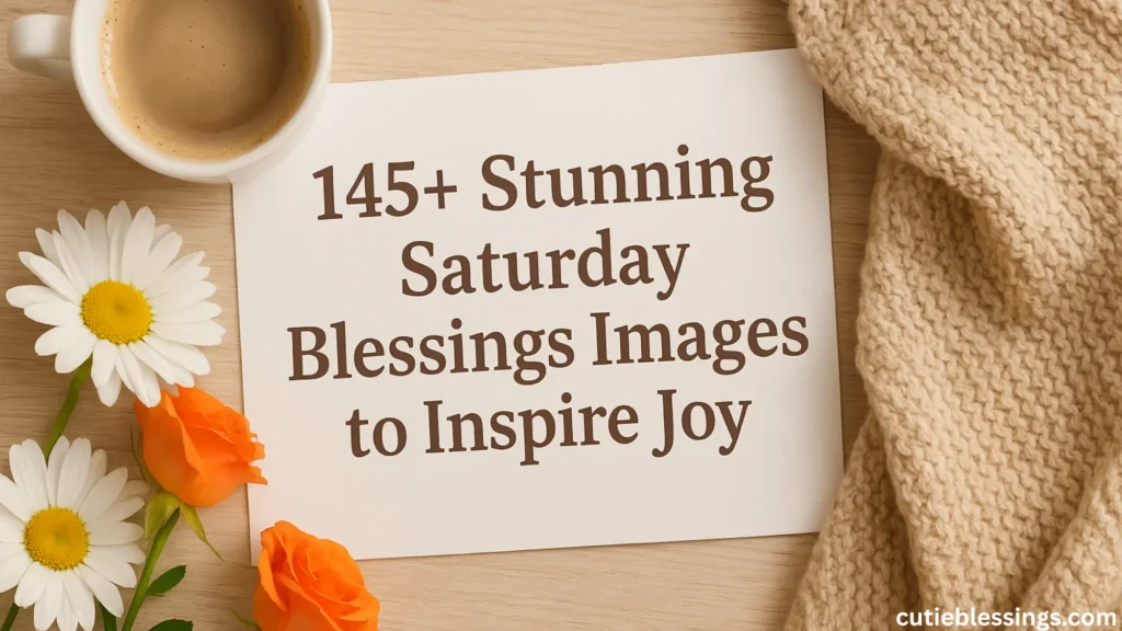 145+ Stunning Saturday Blessings Images to Inspire Joy