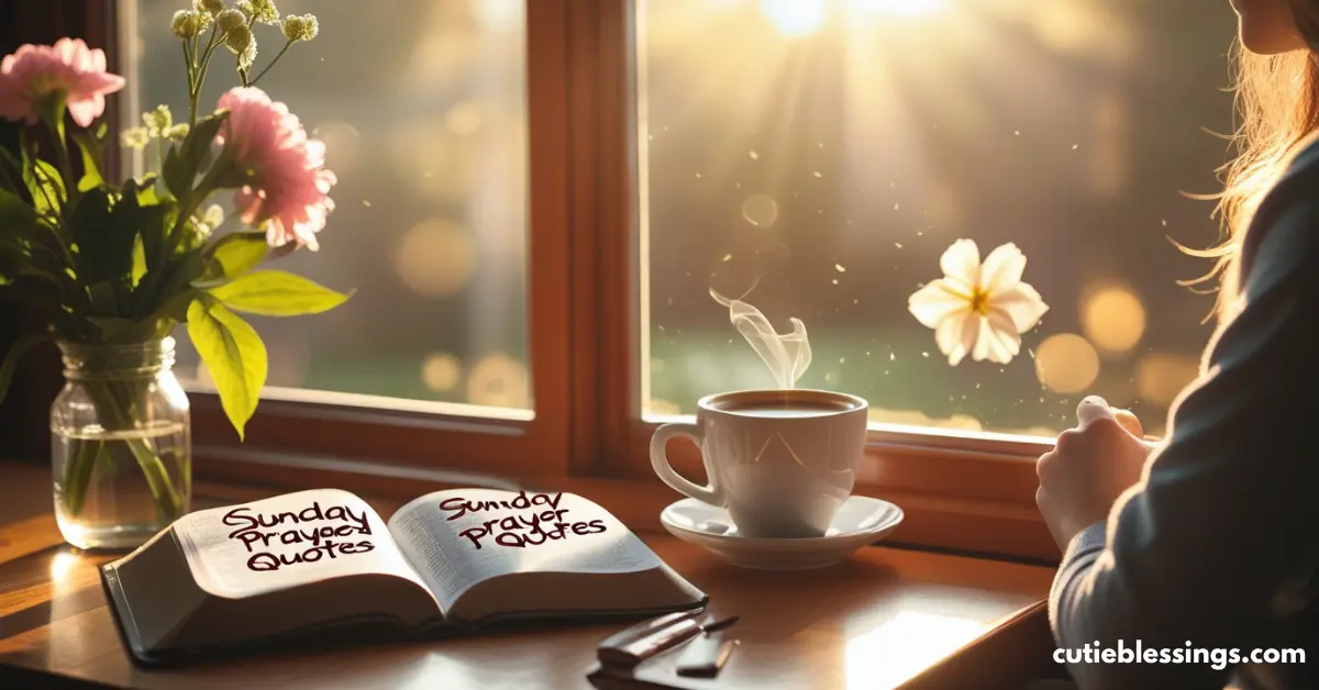 Beautiful Sunday Prayer Quotes Filled with Love and Positivity