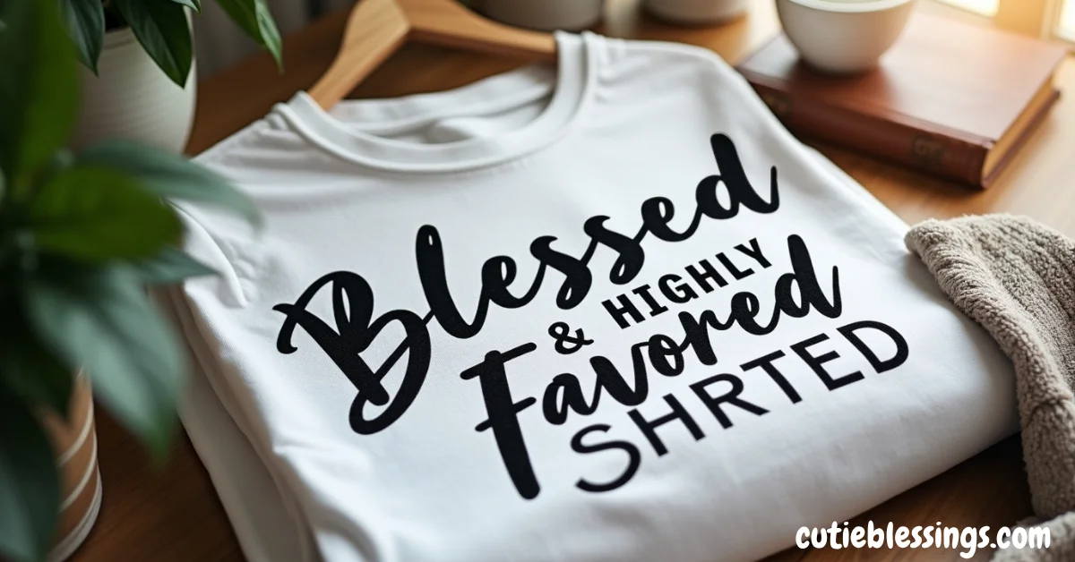 What Makes This Your New Favorite Blessed Highly Favored Shirt? 