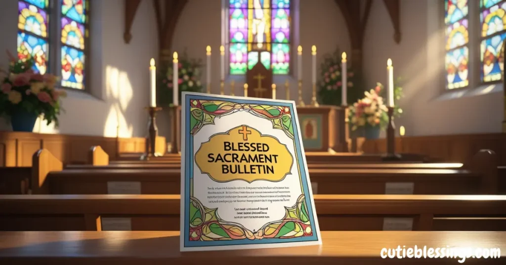 Blessed Sacrament Bulletin Secrets Every Parish Should Know
