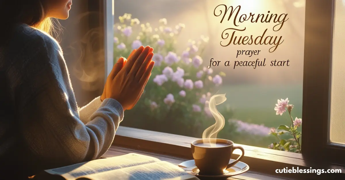 Morning Tuesday Prayer for a Peaceful Start