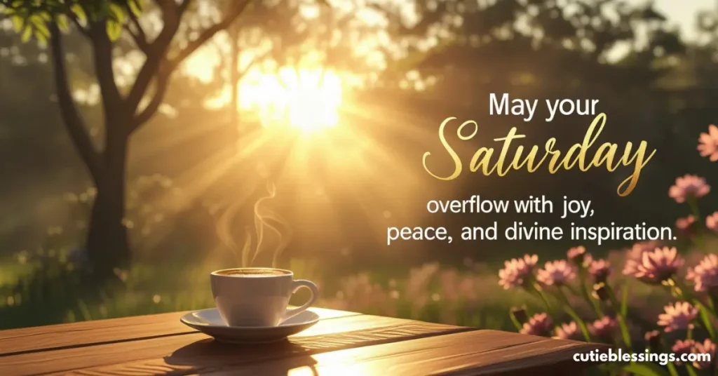 Powerful Inspiration Saturday Blessing for a Joyful Week