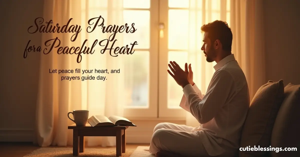 Saturday Prayers for a Peaceful Heart