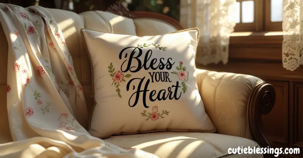 The Secret Charm Behind the Bless Your Heart Pillow