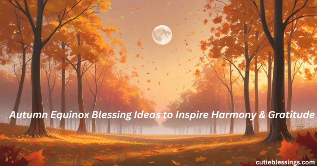 Autumn Equinox Blessing Ideas to Inspire Harmony & Gratitude