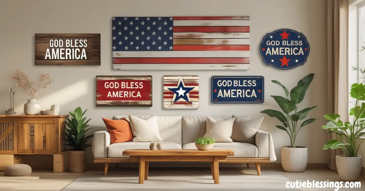 How to Choose the Best God Bless America Sign for Your Space