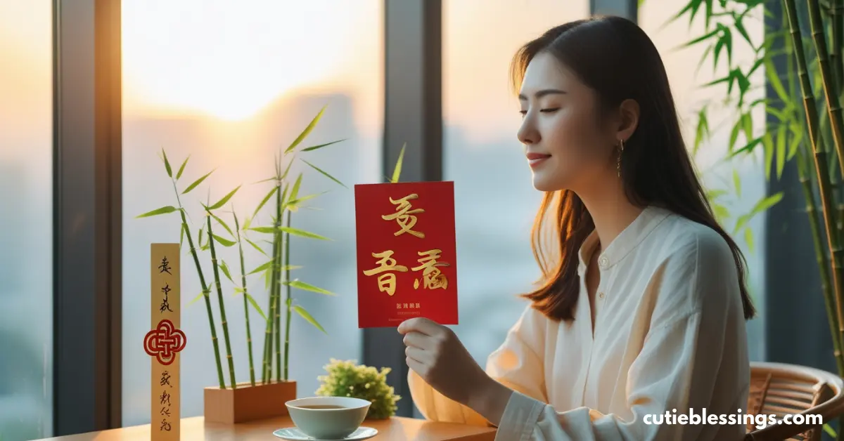 Modern Affirmations Inspired by Chinese Blessings
