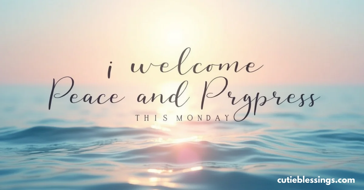 Top Sample Messages You Can Use on Monday Blessing Images