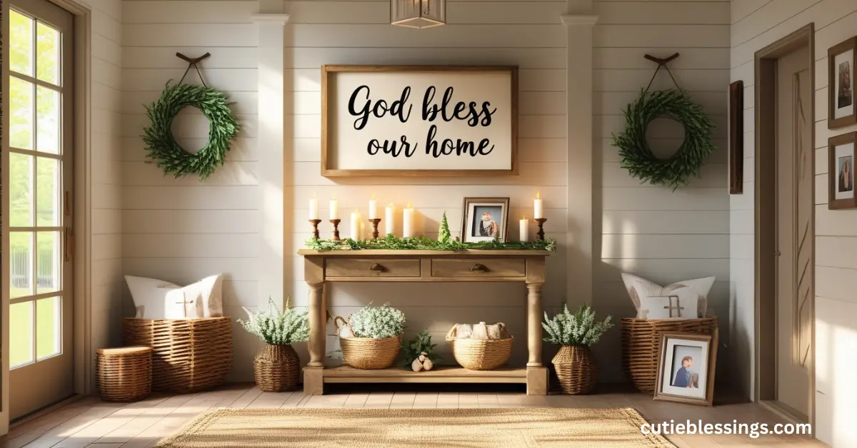 Outdoor Decor Ideas Using God Bless Our Home