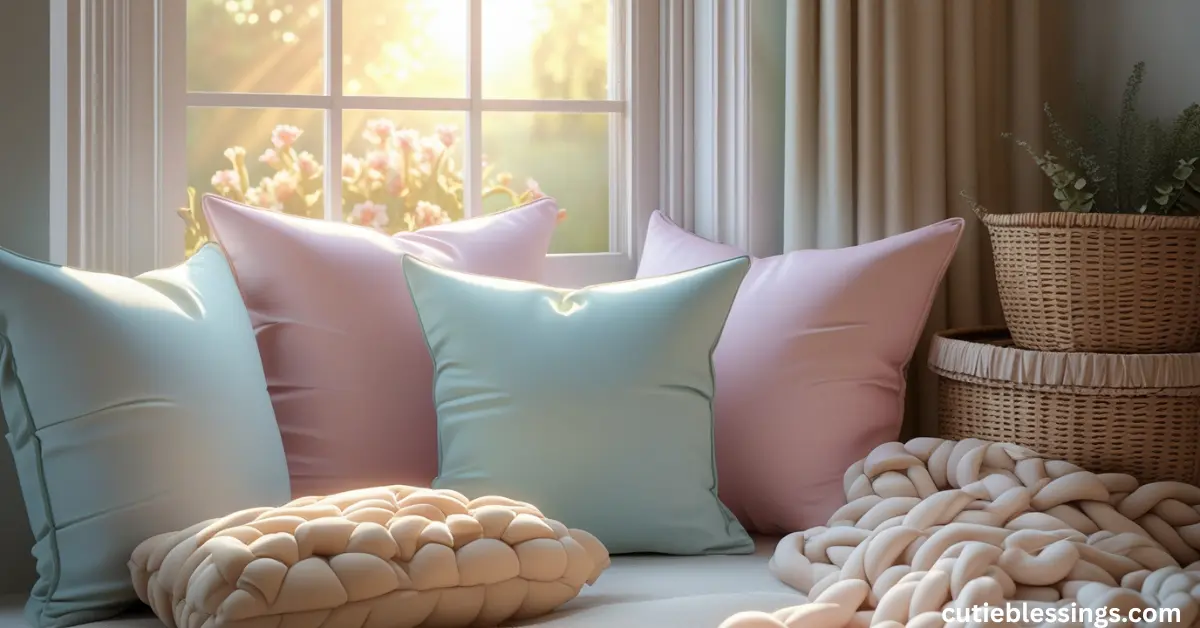 A peaceful home corner designed for quiet reflection and mental calm.