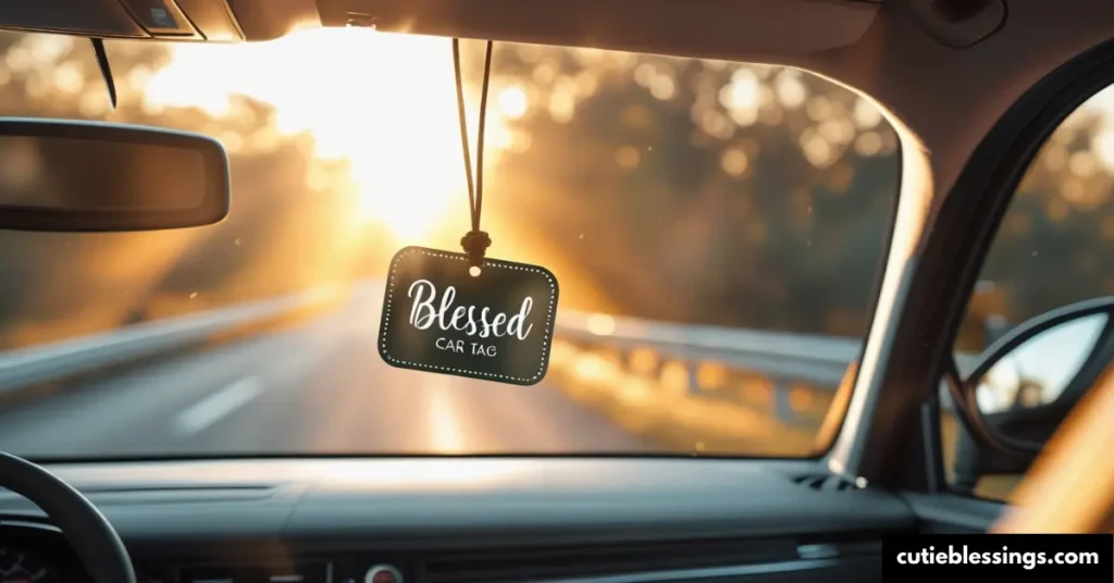 Blessed Car Tag