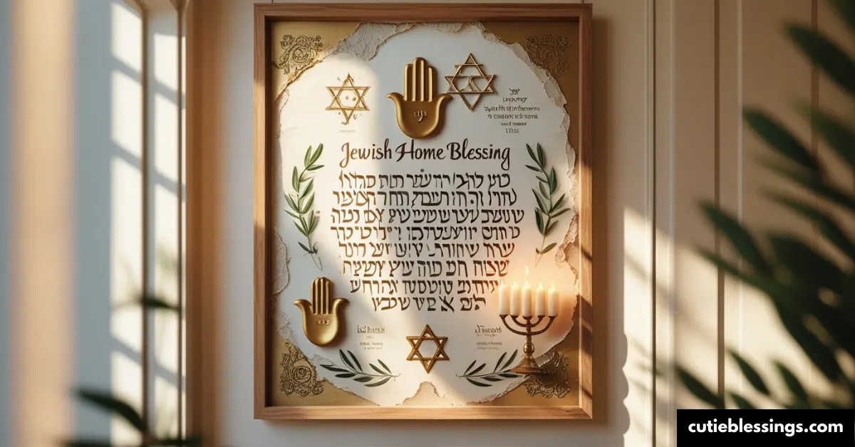The Spiritual Meaning Behind Jewish Home Blessings
