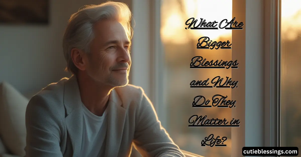 What Are Bigger Blessings?