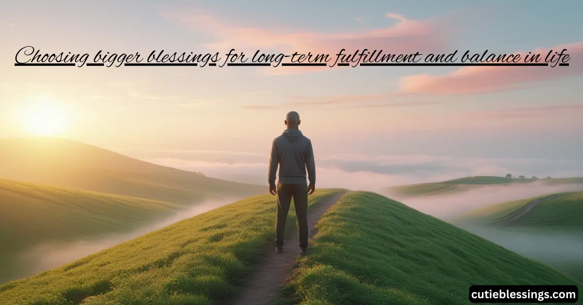 How Bigger Blessings Evolve Over Time