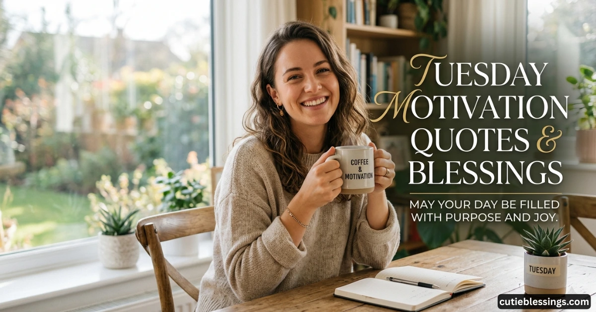 Tuesday Motivation Quotes & Blessings