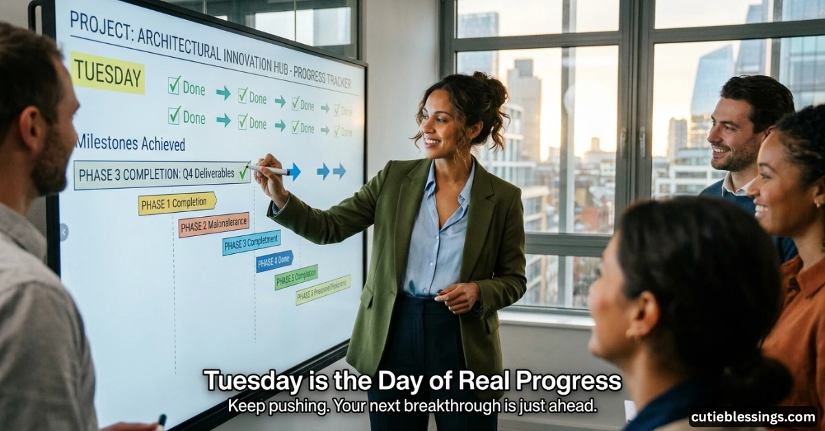 Tuesday Is the Day of Real Progress