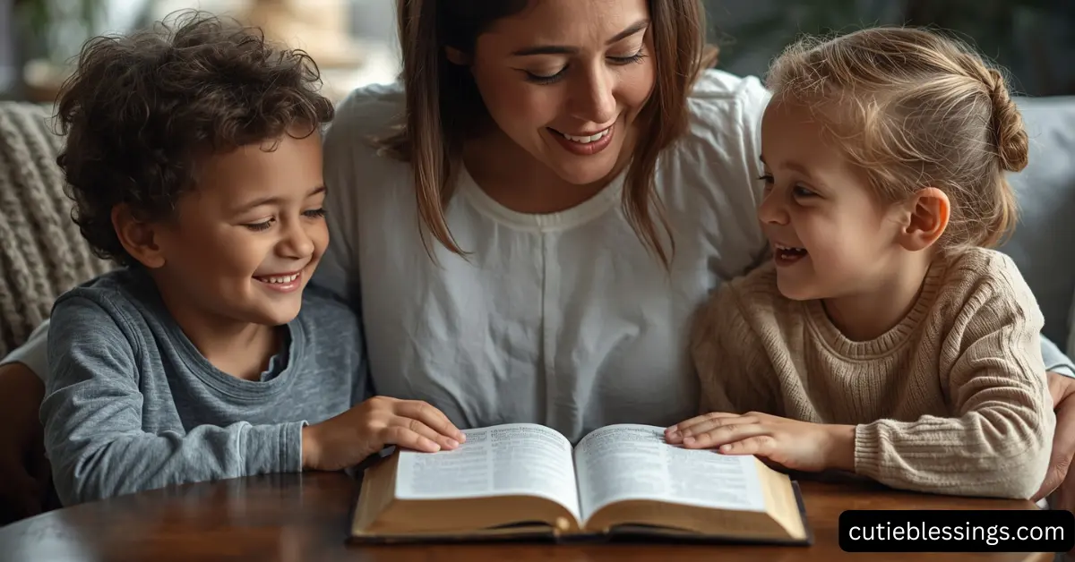 Teaching Children to Count Blessings Using Bible Quotes