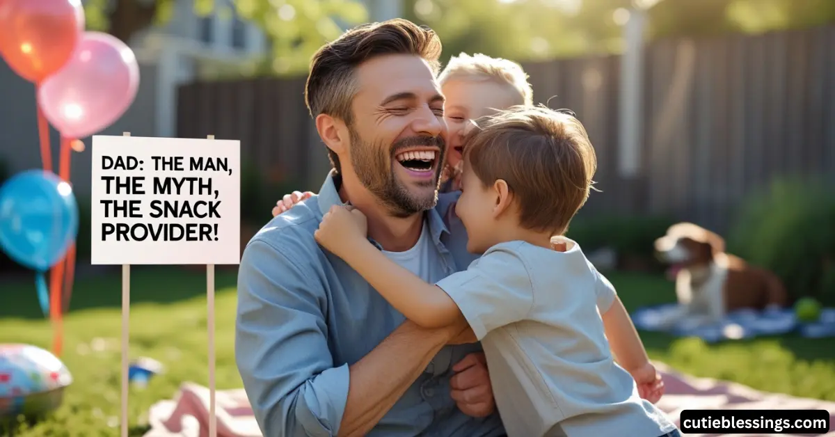 Funny and Lighthearted Father’s Day Blessings Quotes