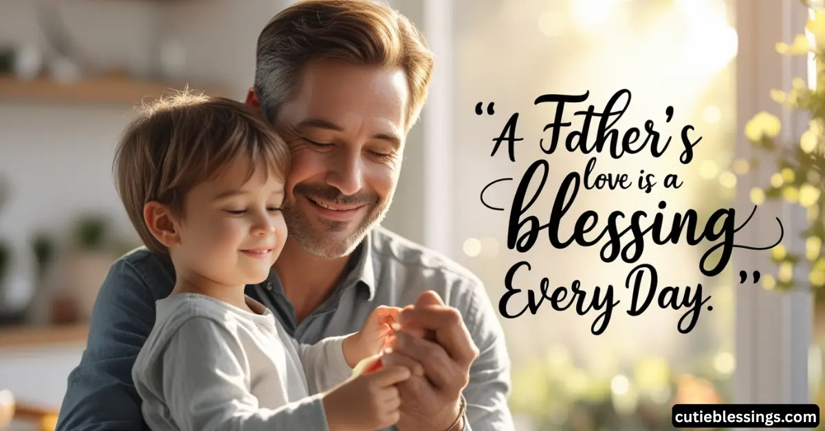 Short Father’s Day Blessings Quotes for Cards or Social Media