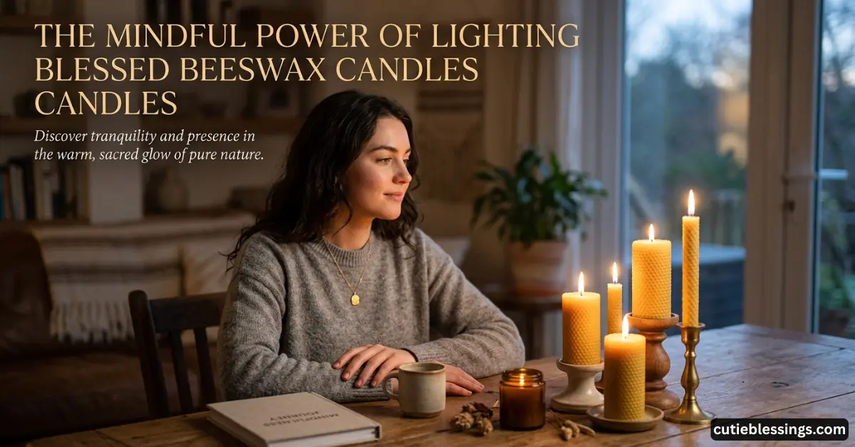 The Mindful Power of Lighting Blessed Beeswax Candles