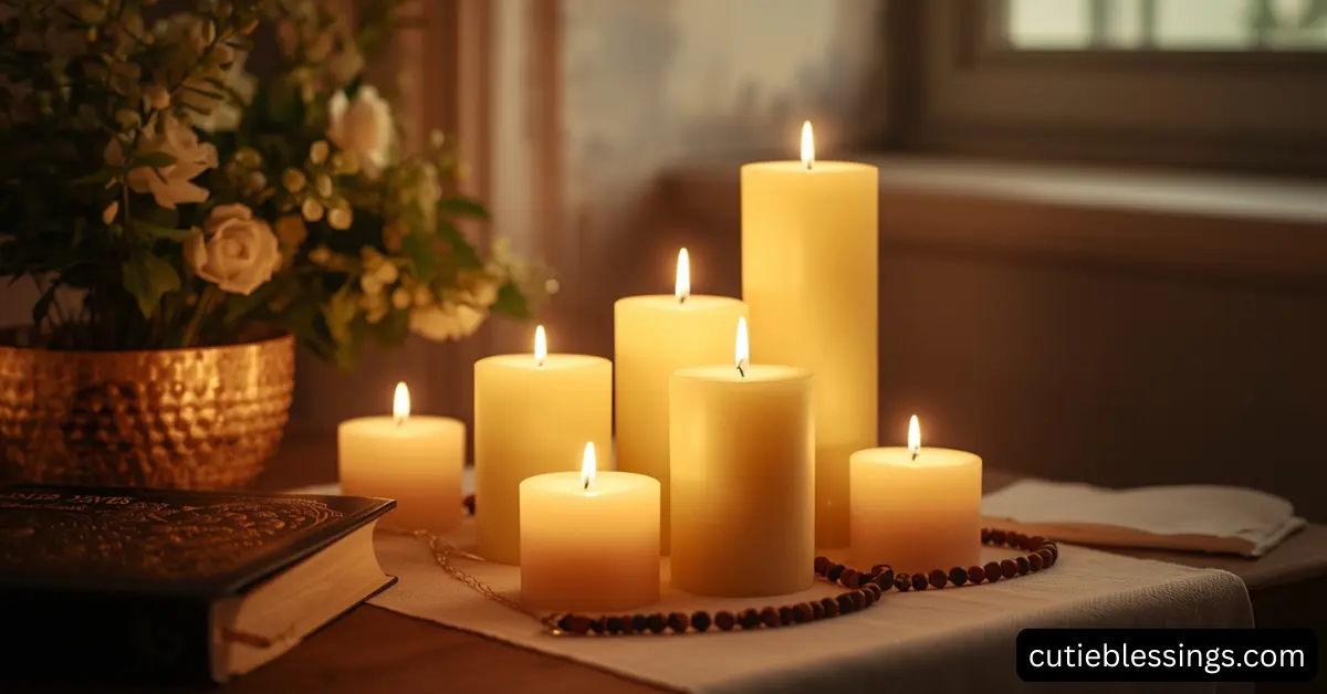 Blessed Candles on Special Feast Days