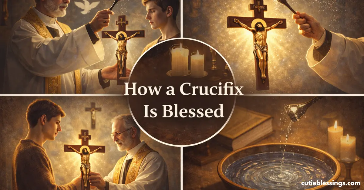 How a Crucifix Is Blessed