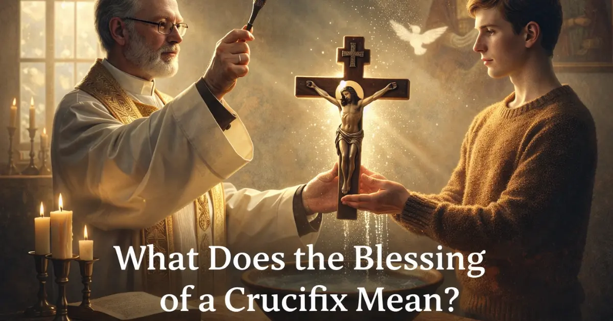What Does the Blessing of a Crucifix Mean?