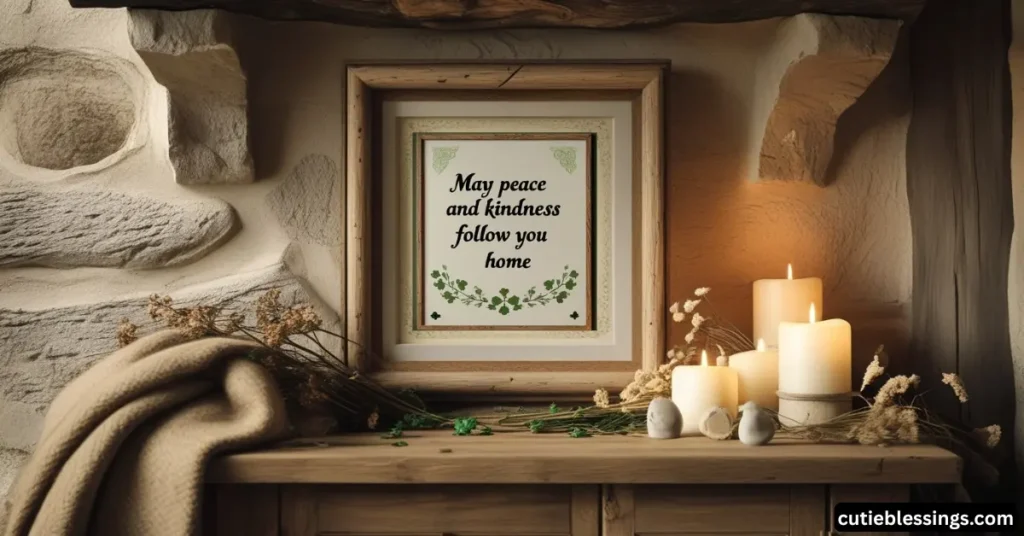create a realistic lenordo prompt for this title: Why a Framed Irish Blessing Makes a Timeless Gift