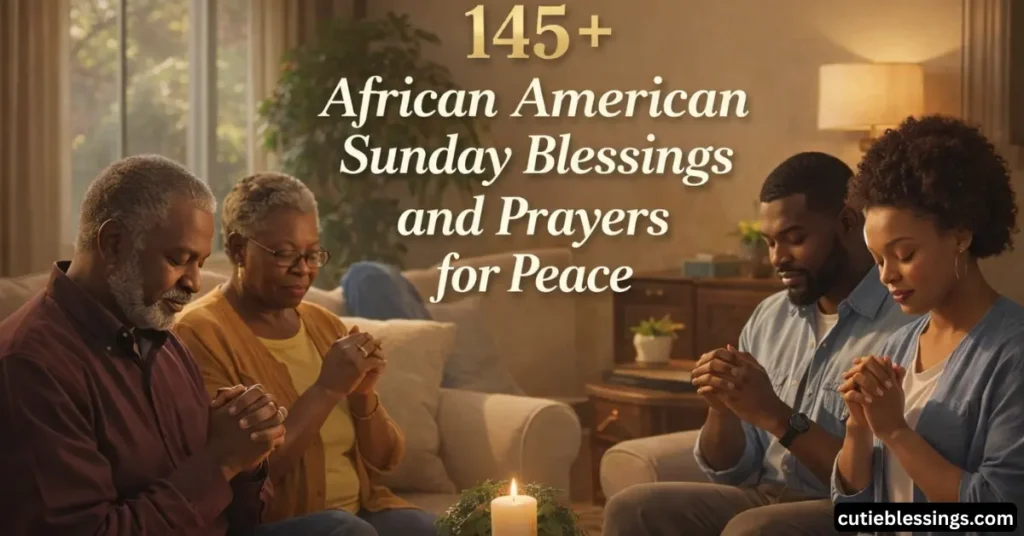 145+ African American Sunday Blessings and Prayers for Peace
